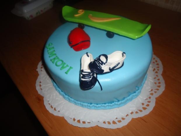 skatebordistovi, torta, Športové torty, ZUZANA ŠTRBKOVÁ, 1