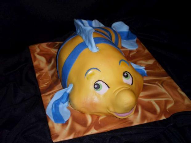 Flounder... rybička pre našu Dominiku, torta, Rozprávkové torty Flounder... rybička pre našu Dominiku, torta, Rozprávkové torty, akinom, 1