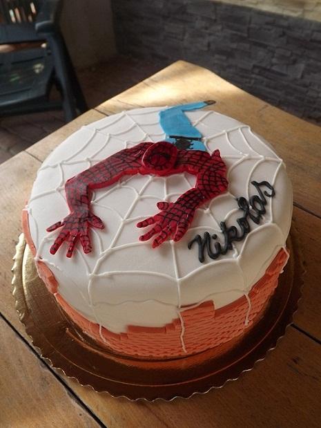 Spiderman, torta, Rozprávkové torty, Ludenka, 1