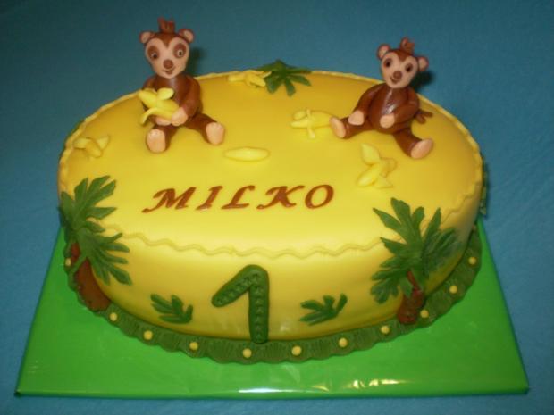 opičky pre Milka, torta, Torty so zvieratkami opičky pre Milka, torta, Torty so zvieratkami, , 1