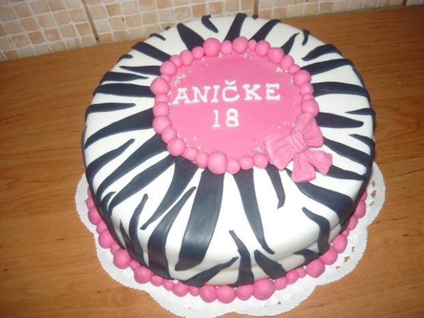 zebrový vzor, torta, Narodeninové torty, ZUZANA ŠTRBKOVÁ, 1