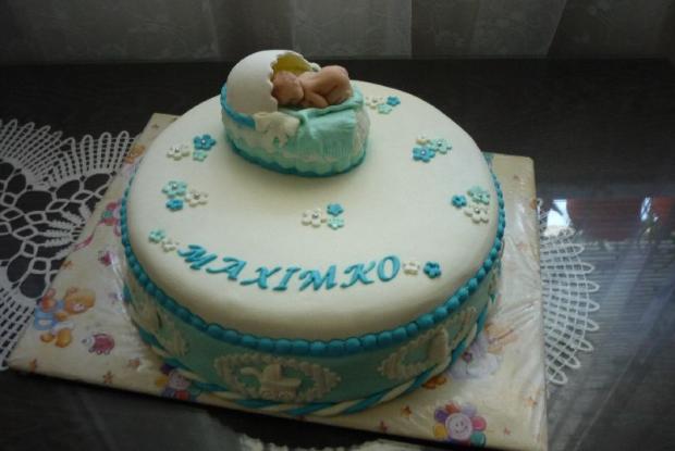 krst Maximko, torta, Torty na krstiny krst Maximko, torta, Torty na krstiny, Primilka, 1