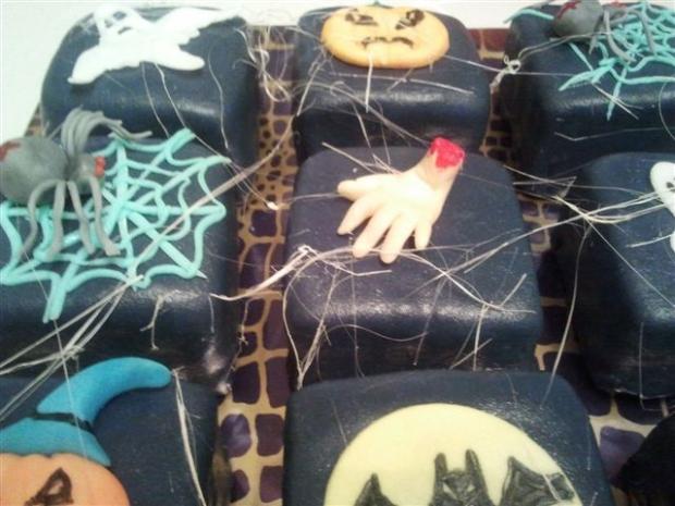 Halloween minitortičky detail, torta, Ostané torty pre deti, adriana.d, 1