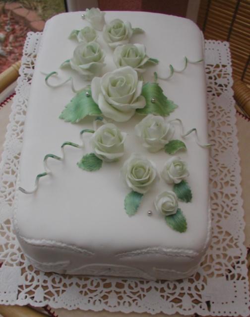 Bielo - zelená, torta, Narodeninové torty Bielo - zelená, torta, Narodeninové torty, Roman1, 1