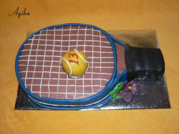tenisová raketa, torta, Športové torty, Agika, 1
