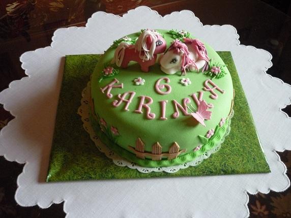 poniky pre Karinku, torta, Torty so zvieratkami, jarka22, 1