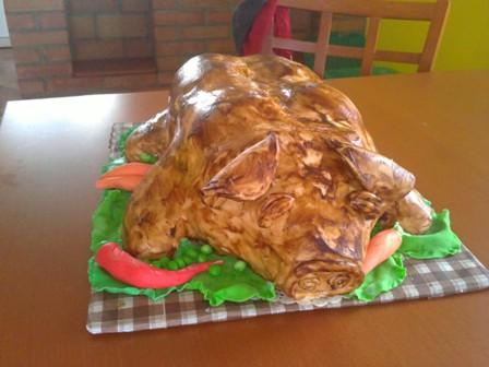 pecene prasiatko...moje prve, torta, Netradičné torty, dagaz, 1