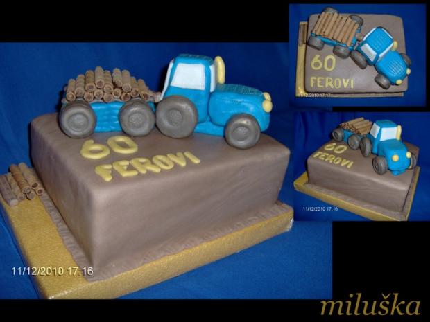 traktor Ferovi--60--, torta traktor Ferovi--60--, torta, miluška, 1