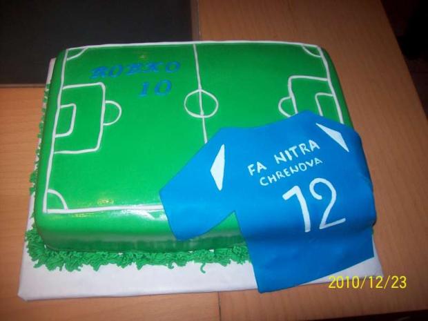 futbalové ihrisko, torta, Športové torty, Zdenci, 1
