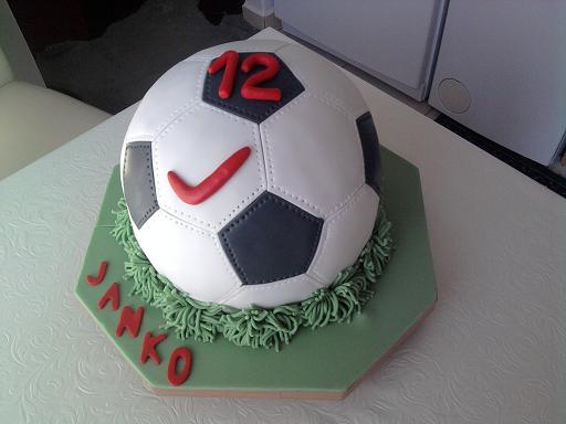 Futbalová lopta, torta, Narodeninové torty Futbalová lopta, torta, Narodeninové torty, Janette72, 1