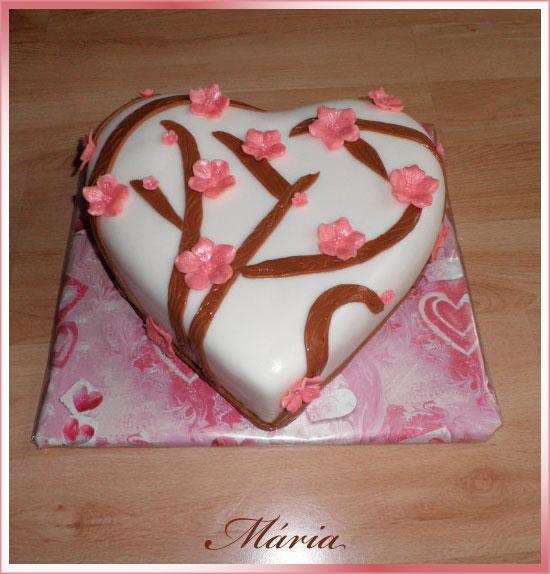 Srdce na želanie, torta, Narodeninové torty Srdce na želanie, torta, Narodeninové torty, marcelka, 1