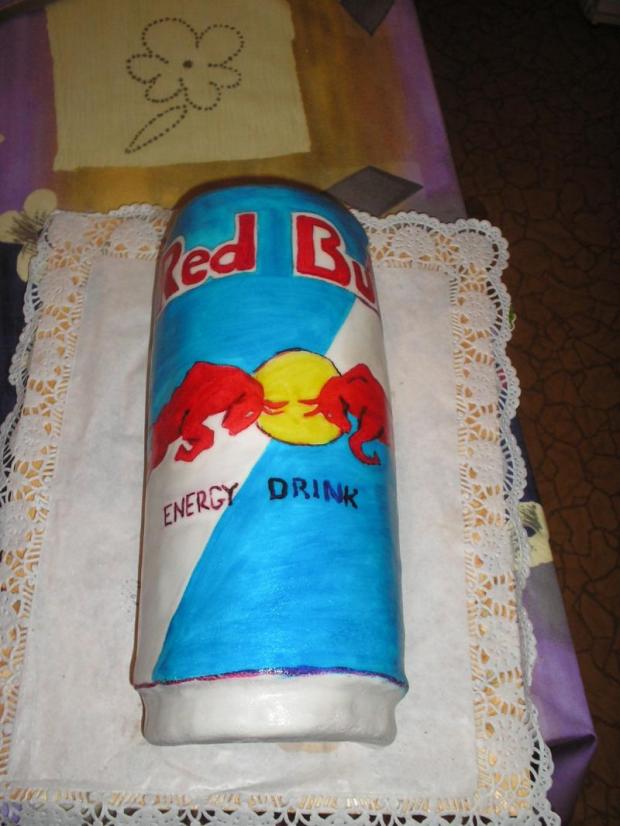 Red Bull, torta Red Bull, torta, eruska, 1