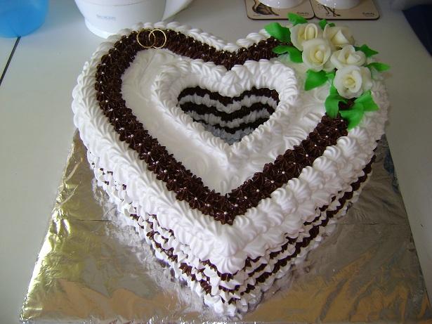 penové srdce, torta, Svadobné torty penové srdce, torta, Svadobné torty, zuzanka244, 1