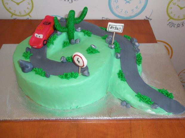 mc Queen, torta, Rozprávkové torty, Katka1977, 1