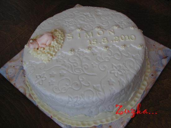 Šimonko, torta, Torty na krstiny Šimonko, torta, Torty na krstiny, cokoladka, 1