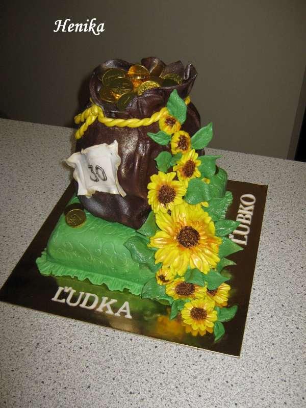 mešec pre dvoch oslávencov, torta, Narodeninové torty mešec pre dvoch oslávencov, torta, Narodeninové torty, Henrieta24, 1