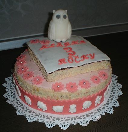Sova múdrosti, torta, Rozprávkové torty, Alois, 1