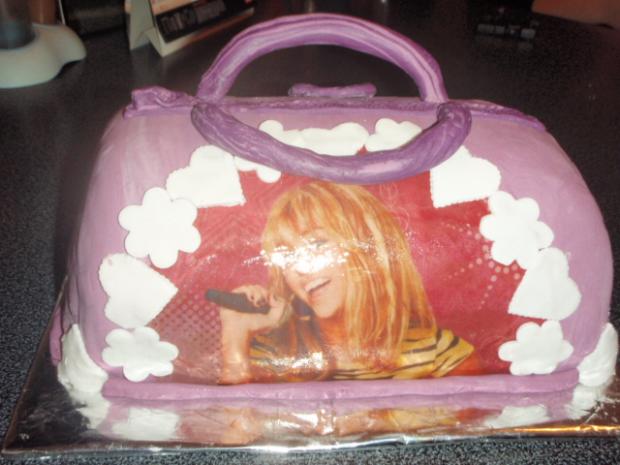 Hannah Montana - Kabelka, torta, Torty pre dievčatá Hannah Montana - Kabelka, torta, Torty pre dievčatá, erikablah, 1