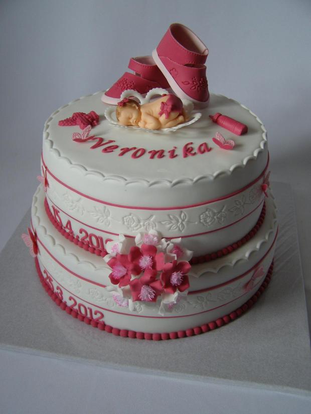 Pre Veroniku, torta, Torty na krstiny Pre Veroniku, torta, Torty na krstiny, Miruš 77, 1