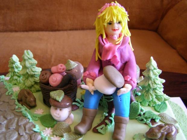 Fajčiarka na hubách, torta, Netradičné torty Fajčiarka na hubách, torta, Netradičné torty, adelka22, 1