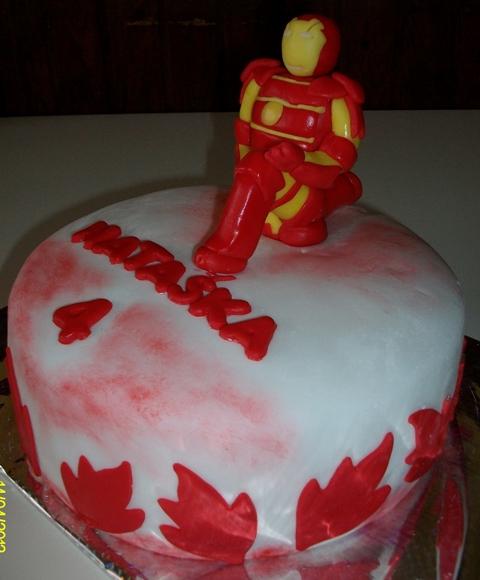 Iron man, torta, Rozprávkové torty, adadonathova, 1