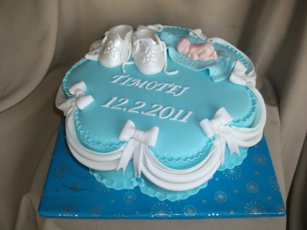 Krstinova kvetinka., torta, Torty na krstiny Krstinova kvetinka., torta, Torty na krstiny, Alenik, 1