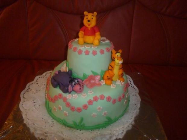 Macko Pu, torta, Rozprávkové torty Macko Pu, torta, Rozprávkové torty, Ladu-lienka, 1