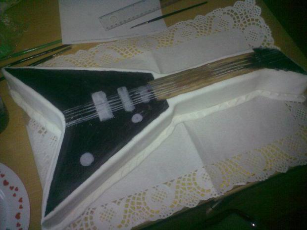 Gitara, torta, Netradičné torty, 1junky1, 1