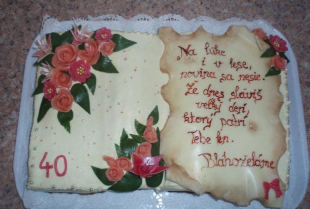 torty a 40. narodeninám , torta, Narodeninové torty torty a 40. narodeninám , torta, Narodeninové torty, Ivet, 1