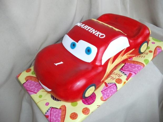 Mc Queen, torta, Torty autíčka, vláčiky Mc Queen, torta, Torty autíčka, vláčiky, Alenik, 1