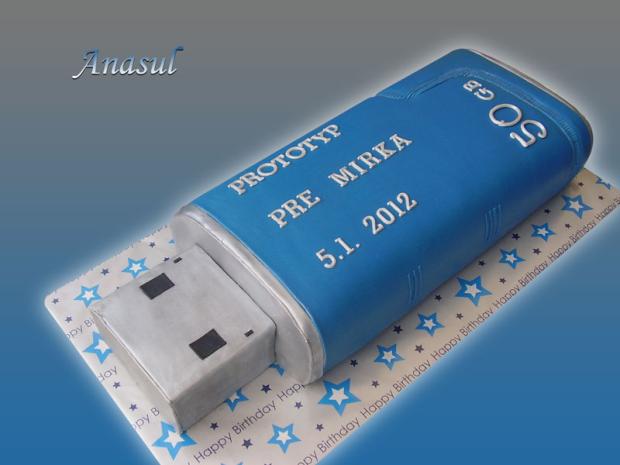 USB kľúč, torta, Narodeninové torty, anasul, 1