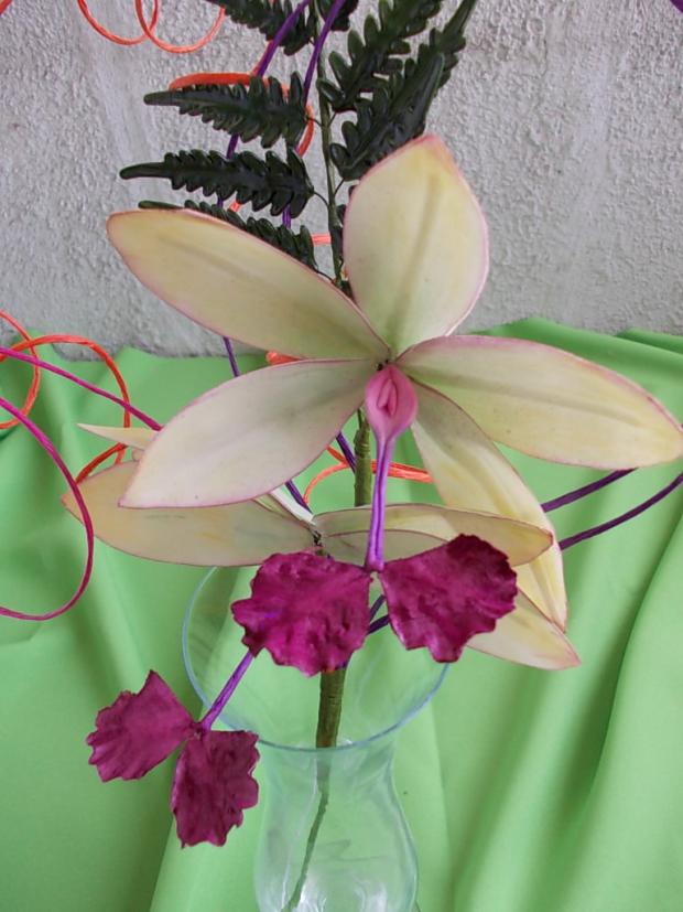 Orchid vanda pink, torta, Ozdoby na torty Orchid vanda pink, torta, Ozdoby na torty, kacarina, 1