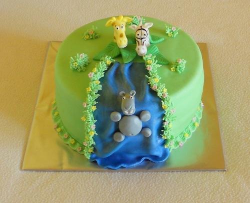 Madagaskar 3, torta, Rozprávkové torty, kacena666, 1