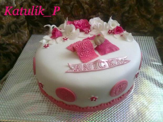 Anička, torta, Torty na krstiny Anička, torta, Torty na krstiny, Katulík_P, 1