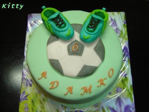 kopačky pre Adamka, torta, Športové torty, Katarína 37, 1