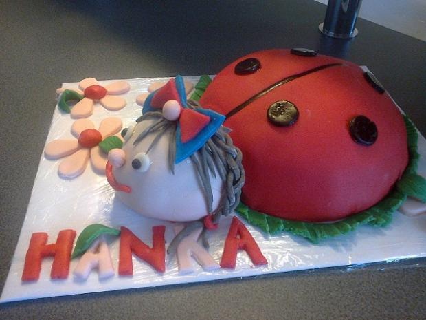 Lienka pre dcerku, torta, Rozprávkové torty, KAZA, 1
