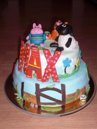 Ovečka Timmy, torta, Rozprávkové torty Ovečka Timmy, torta, Rozprávkové torty, lenag, 1