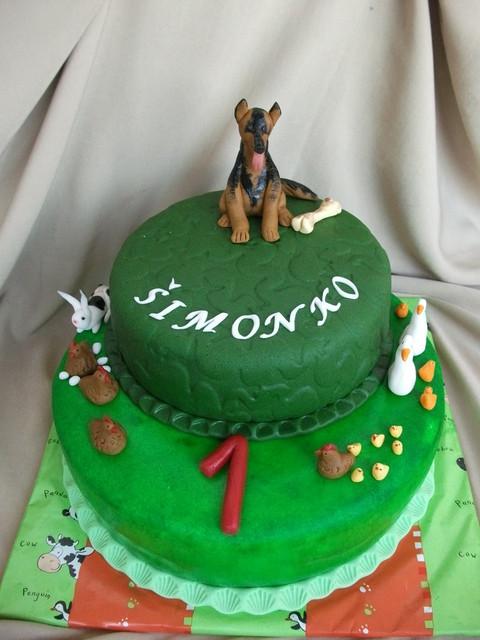 ...že vlčiak a gazdovsky dvor:-), torta, Ostané torty pre deti ...že vlčiak a gazdovsky dvor:-), torta, Ostané torty pre deti, Alenik, 1