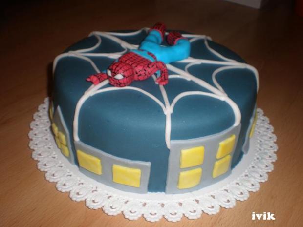 narodeninova spiderman, torta, Narodeninové torty narodeninova spiderman, torta, Narodeninové torty, ivik, 1