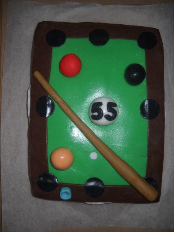 Biliard, torta, Narodeninové torty, milocka, 1