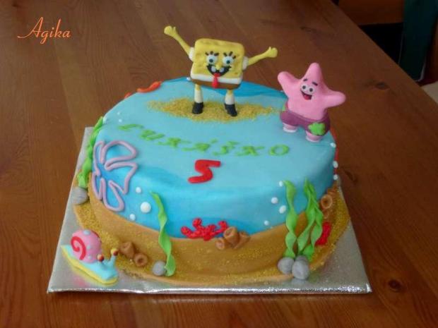 Spongebob, torta, Rozprávkové torty, Agika, 1