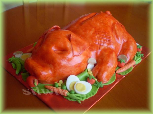Pečené prasiatko, torta, silwik, 1