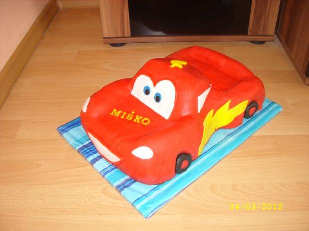 McQueen 2., torta, Torty autíčka, vláčiky, mojkokolja, 1