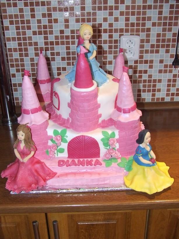 Hrad a princezné, torta, Torty pre dievčatá, Emily76, 1