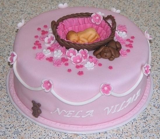 Krstinova - Nela Vilma, torta, Torty na krstiny Krstinova - Nela Vilma, torta, Torty na krstiny, helak, 1