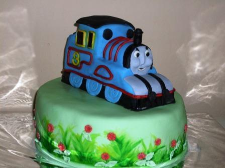 Lokomotíva Tomáš, torta, Torty autíčka, vláčiky Lokomotíva Tomáš, torta, Torty autíčka, vláčiky, val38, 1