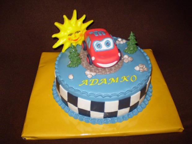 autíčko McQueen pre Adamka, torta, Torty autíčka, vláčiky autíčko McQueen pre Adamka, torta, Torty autíčka, vláčiky, , 1
