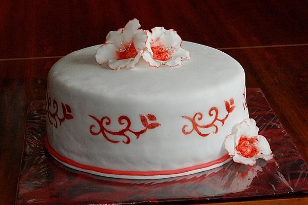 Skúška stencils, torta, lesika, 1