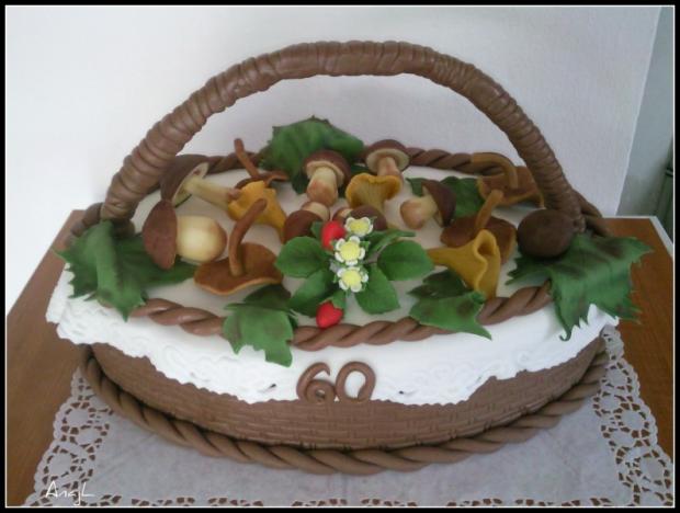 Košík pre hubárku, torta, Narodeninové torty, AnajL, 1