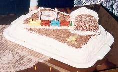 Vlačik s tunelom, torta, Torty autíčka, vláčiky, mirka.ruza, 1